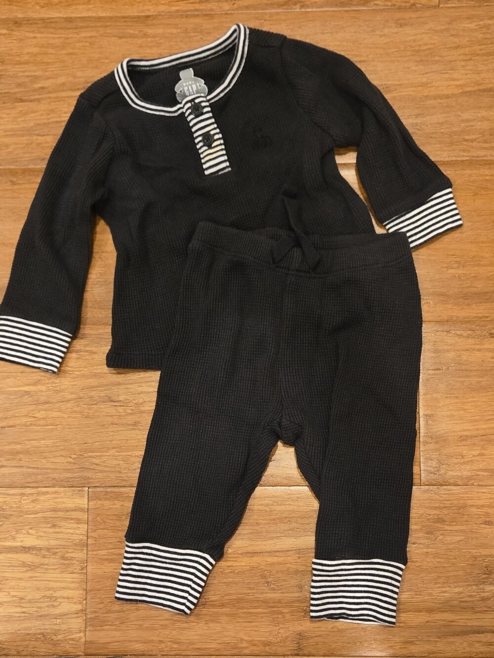 Gap Baby Thermal Long Sleeve And Pants Matching Set